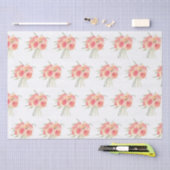 Peony bloemen pastel Waterverf rustige bruiloft Tissuepapier (Craft)