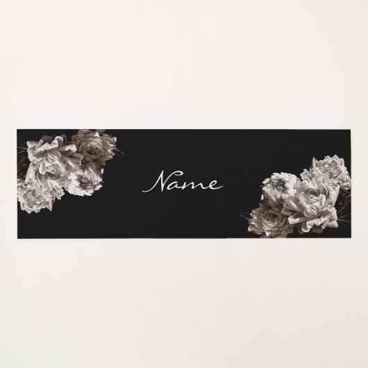 Peony Blooms Yogamat (Achterkant (horizontaal))