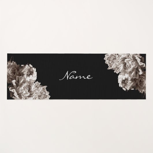 Peony Blooms Yogamat (Voorkant (horizontaal))