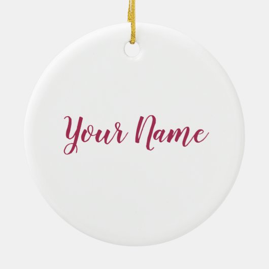 Peony Blossom Roos voor bloemen en tuinliefhebbers Keramisch Ornament (Achterkant)