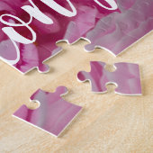 Peony Blossom Roos voor bloemen en tuinliefhebbers Legpuzzel (Zijkant)