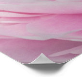 Peony Blossom Roos voor bloemen en tuinliefhebbers Poster (Hoek)