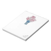 Peony Blue en White Ginger Jar Notitieblok (Linkerzijde)