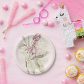  Peony Botanica fijne kunst Papieren Bordje (Feest)