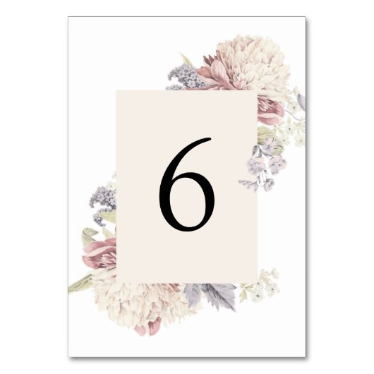  Peony Botanical Fine Art Wedding Kaart (Voorkant)