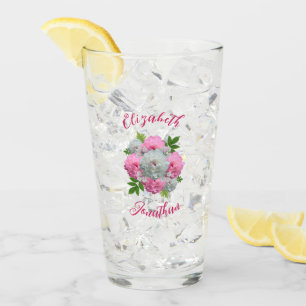 Peony Bouquet Wedding Glas