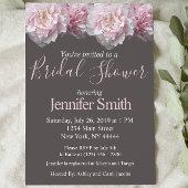 Peony Bridal Shower Kaart