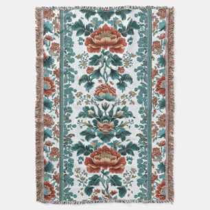 Peony Brocade Deken