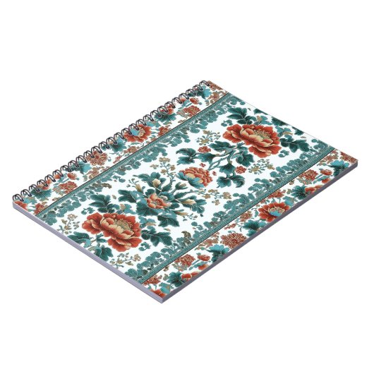 Peony Brocade Notitieboek (Linkerzijde)