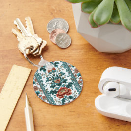 Peony Brocade Sleutelhanger
