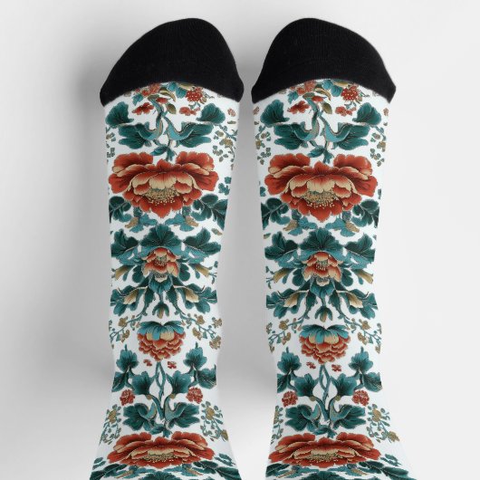 Peony Brocade Sokken (Top)