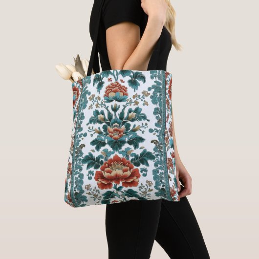 Peony Brocade Tote Bag (Dichtbij)