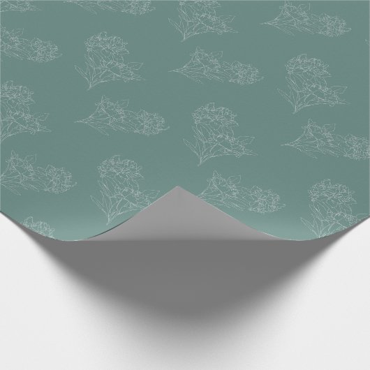 Peony Cadeaupapier (Hoek)