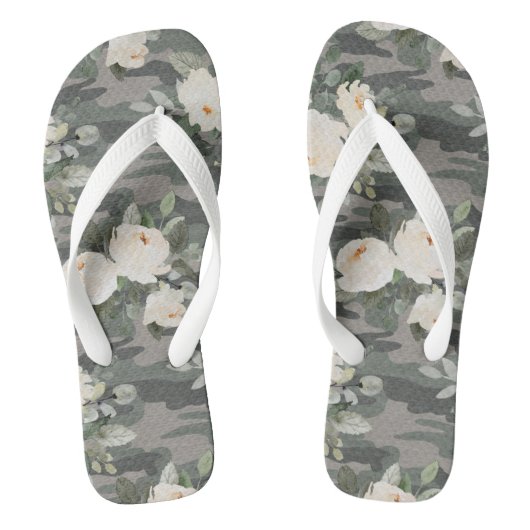 Peony Camo teenslippers (Voetbed)