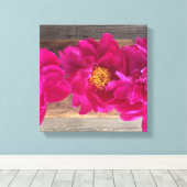 Peony canvas (Insitu (Houten vloer))