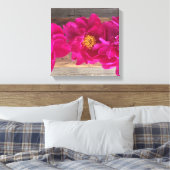 Peony canvas (Insitu (Slaapkamer))