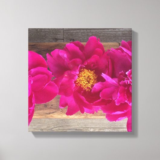 Peony canvas afdruk (Voorkant)