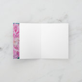 Peony Card Bedankkaart (Binnen)