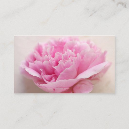 Peony closeup mama contactkaartje (Achterkant)