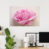 Peony closeup poster (Thuiskantoor)
