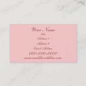 Peony Delight Visitekaartje (Achterkant)