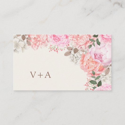 Peony Details Informatiekaartje (Achterkant)