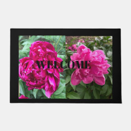 Peony door Mat