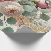 Peony Drama Wrapping Paper Cadeaupapier (Hoek)