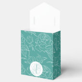 Peony Elegance Wedding Bedankdoosjes (Geopend)