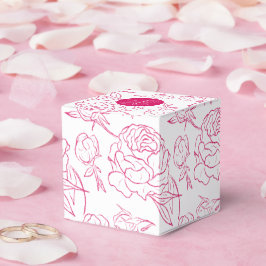 Peony Elegance Wedding Bedankdoosjes