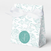 Peony Elegance Wedding Bedankdoosjes (Voorkant Zijde)