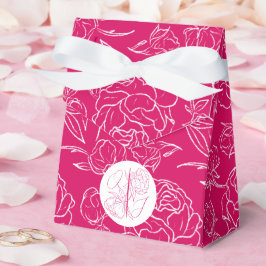 Peony Elegance Wedding Bedankdoosjes