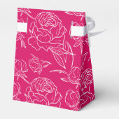 Peony Elegance Wedding Bedankdoosjes (Achterkant)