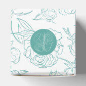 Peony Elegance Wedding Bedankdoosjes (Bovenkant)