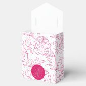 Peony Elegance Wedding Bedankdoosjes (Geopend)