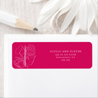 Peony Elegance Wedding Etiket