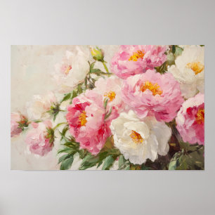 Peony Elegant Lijst TV Art Poster