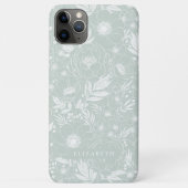 Peony en Anemone hebben Floral geïllustreerd Case-Mate iPhone Case (Achterkant)