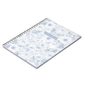 Peony en Anemone hebben Floral geïllustreerd Notitieboek (Linkerzijde)