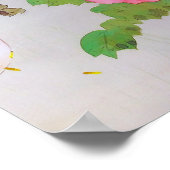 Peony en Butterfly (details), Watanabe Seitei Poster (Hoek)