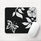 Peony en Butterfly Muismat (Met muis)