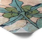 Peony en Canary Wharf, Hokusai Poster (Hoek)