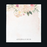 Peony en Gold Foil Bloom Notitieblok<br><div class="desc">Deze aanpasbare laptop is ontworpen om te coördineren met ons Peony- en Gold-collectie en biedt tal van roze en gouden pony's met een groen foliezakje op een waterverf achtergrond. Voor een meer geavanceerde aanpassing van dit ontwerp, bijvoorbeeld het wijzigen van de lay-out, het lettertype of de tekstgrootte, klikt u hierboven...</div>