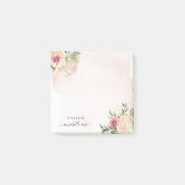 Peony en Gold Foil Bloom Post-it® Notes (Voorkant)