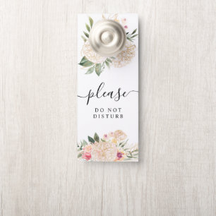 Peony en Gold Foil Blooms door Hanger