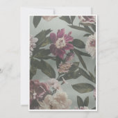 Peony en Roos Bedankkaart (Achterkant)