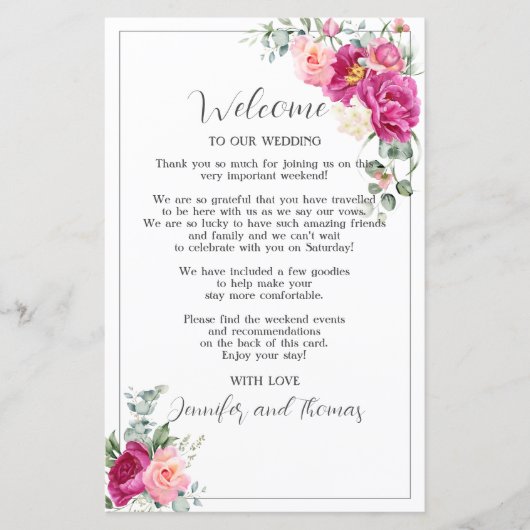 Peony en Rozen Eucalyptus Greenery (Voorkant)