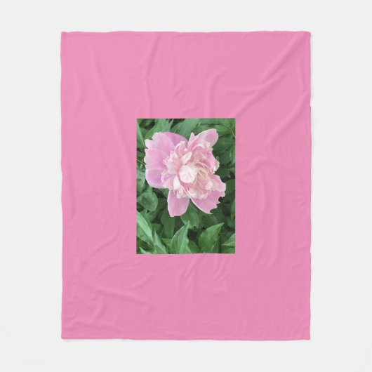 Peony Fleece Blanket (Voorkant)