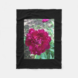 Peony Fleece Blanket Deken