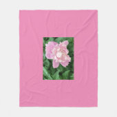 Peony Fleece Blanket Deken (Voorkant)